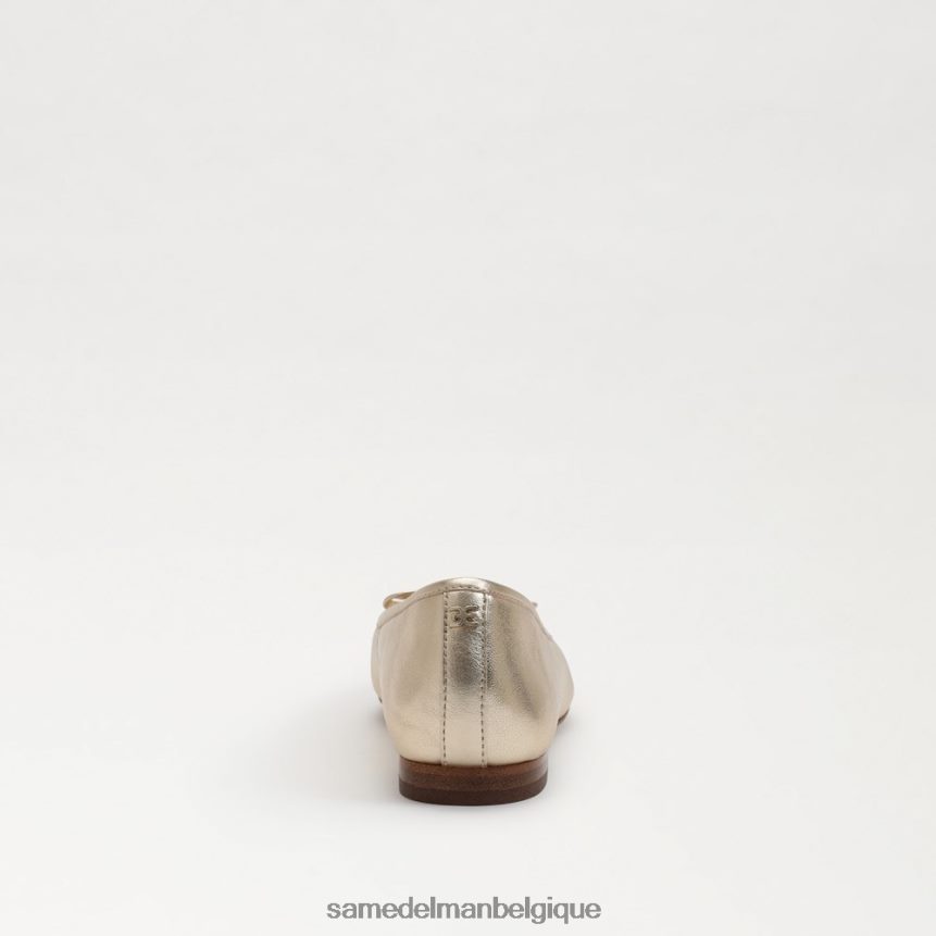 ballerine prairie Sam Edelman femmes feuille d'or JZ0XZ0172 chaussure