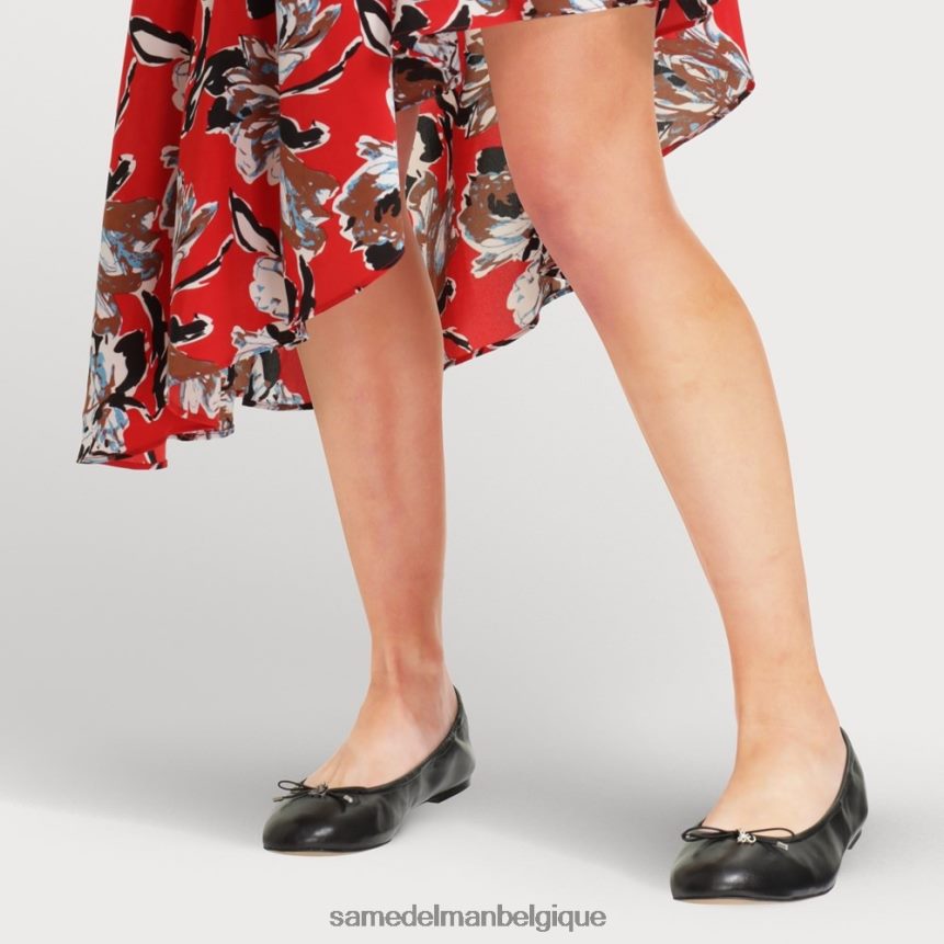 ballerines Felicia Sam Edelman femmes Cuir noir JZ0XZ0127 chaussure