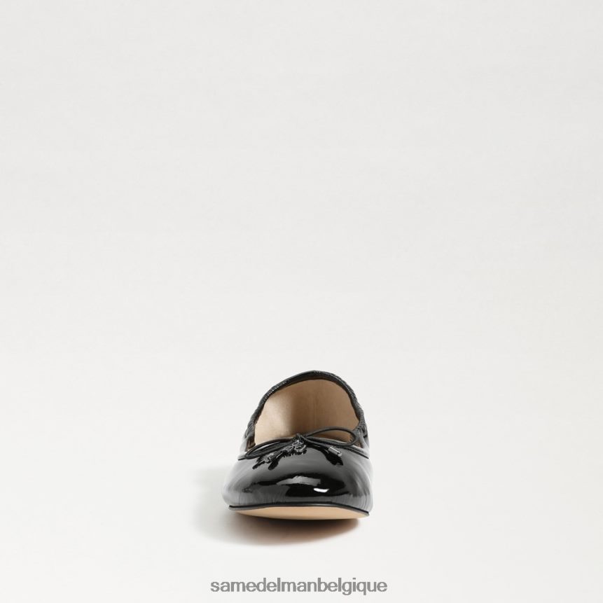 ballerines Felicia Sam Edelman femmes vernis noir JZ0XZ0131 chaussure