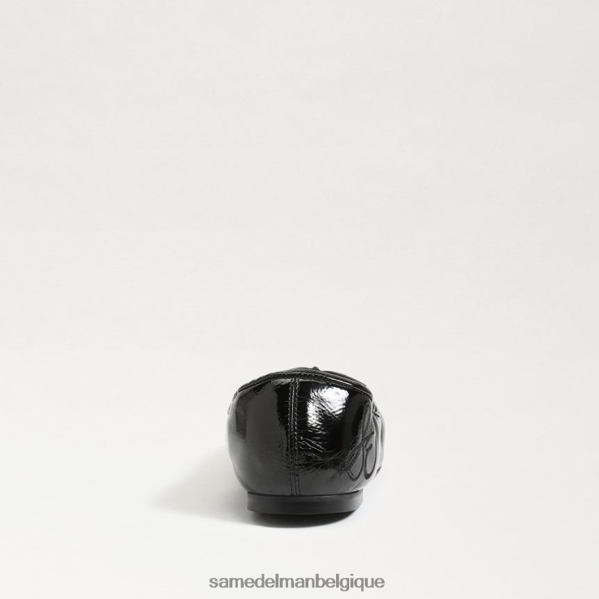 ballerines Felicia Sam Edelman femmes vernis noir JZ0XZ0131 chaussure