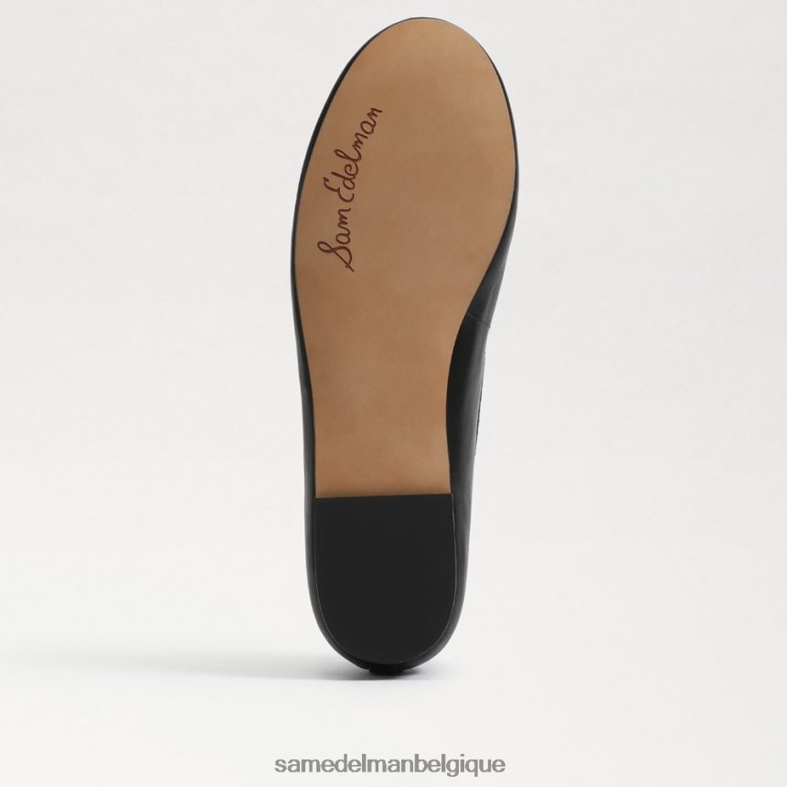 ballerines felicia luxe Sam Edelman femmes Cuir noir JZ0XZ0284 chaussure