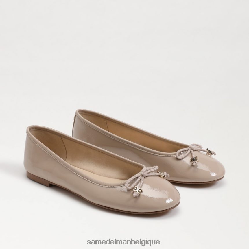 ballerines felicia luxe Sam Edelman femmes brevet chai latte JZ0XZ0295 chaussure