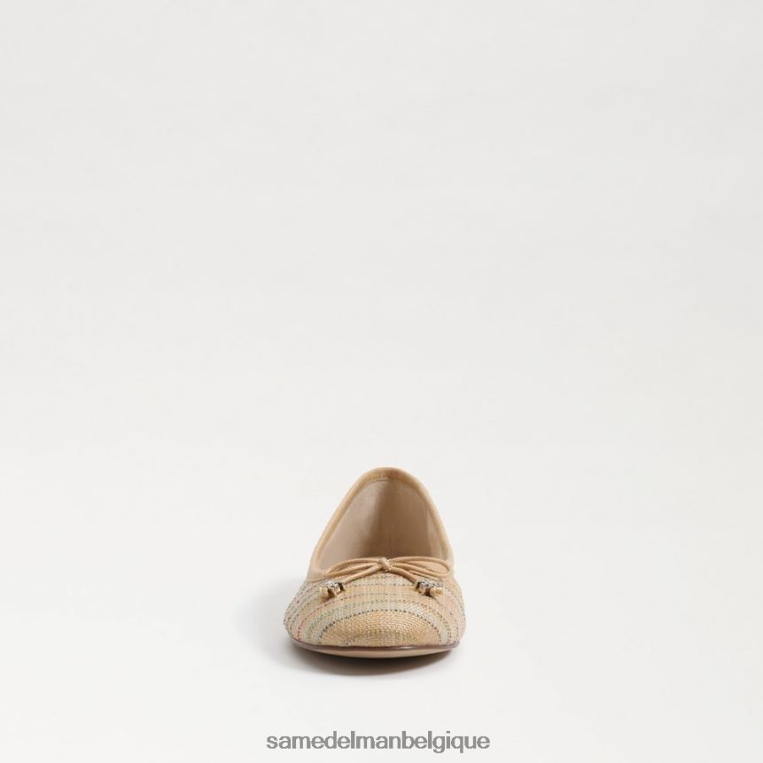 ballerines felicia luxe Sam Edelman femmes raphia multi naturel JZ0XZ0281 chaussure