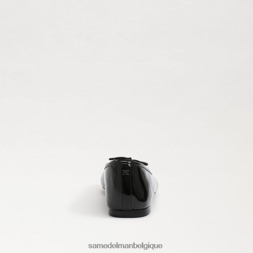 ballerines felicia luxe Sam Edelman femmes vernis noir JZ0XZ0294 chaussure