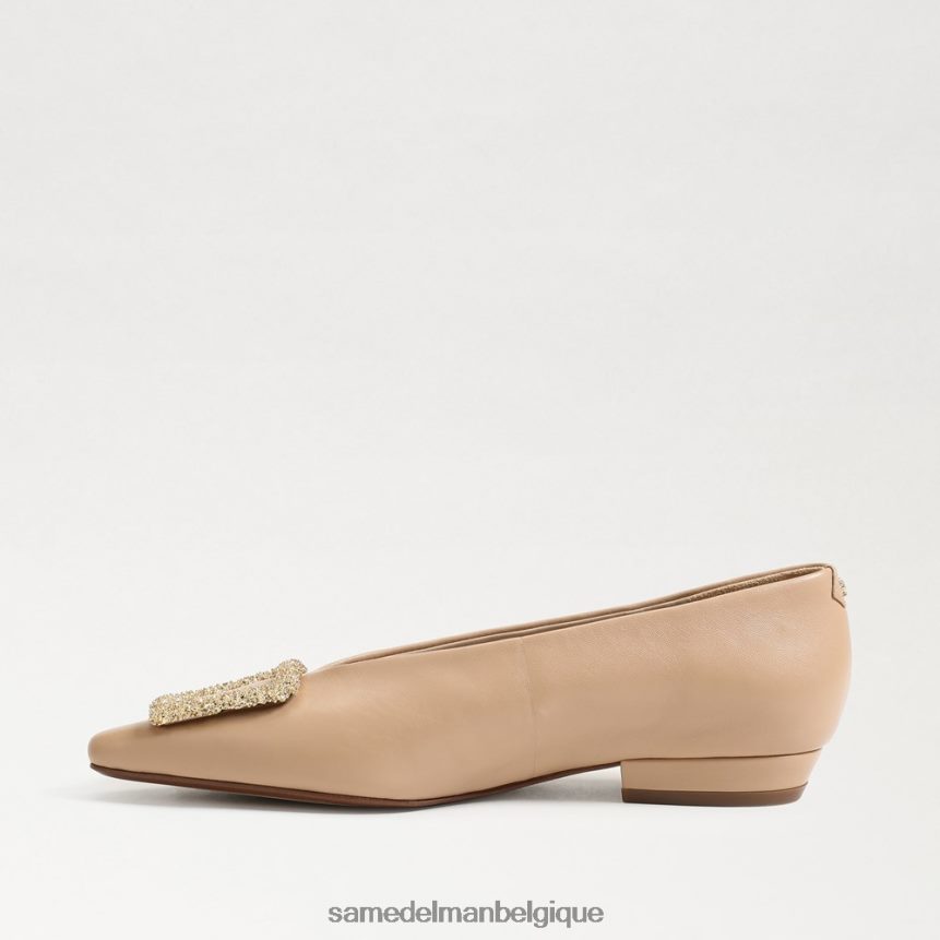 janina bout pointu plat Sam Edelman femmes macadamia JZ0XZ0393 chaussure