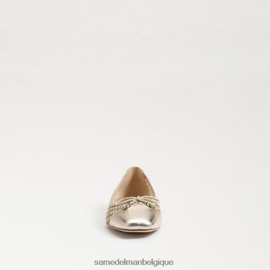 peut ballet plat Sam Edelman femmes blanchi naturel JZ0XZ0372 chaussure