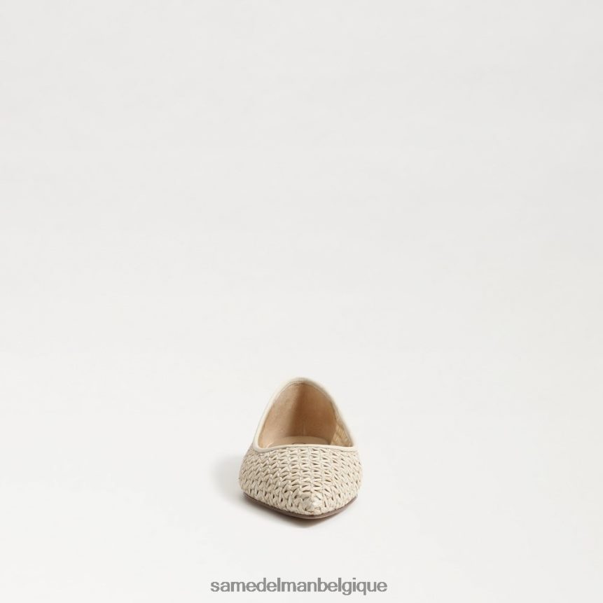 wanda bout pointu plat Sam Edelman femmes Ivoire JZ0XZ0477 chaussure