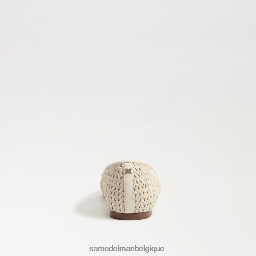 wanda bout pointu plat Sam Edelman femmes Ivoire JZ0XZ0477 chaussure