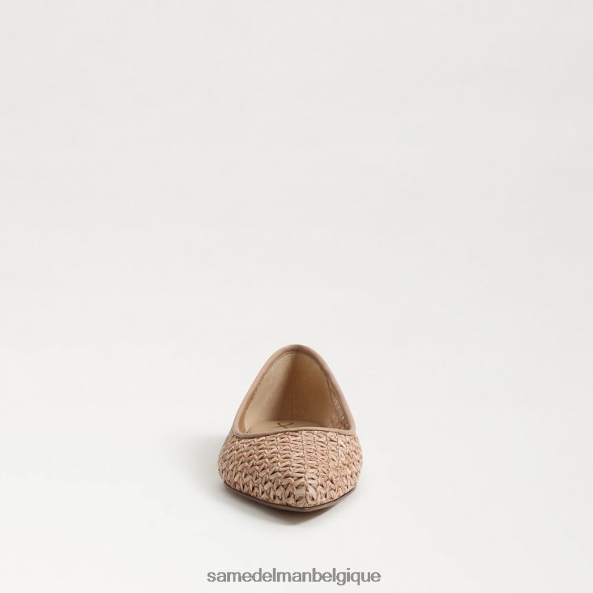 wanda bout pointu plat Sam Edelman femmes bronzage chaud JZ0XZ0478 chaussure