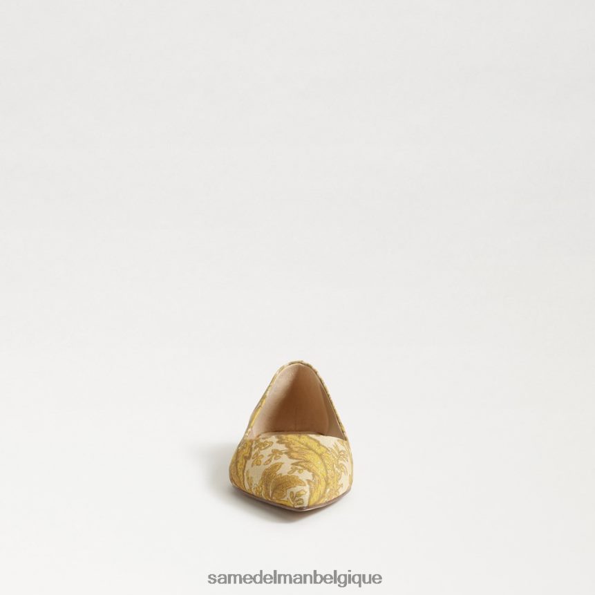 wanda bout pointu plat Sam Edelman femmes curcuma JZ0XZ0476 chaussure