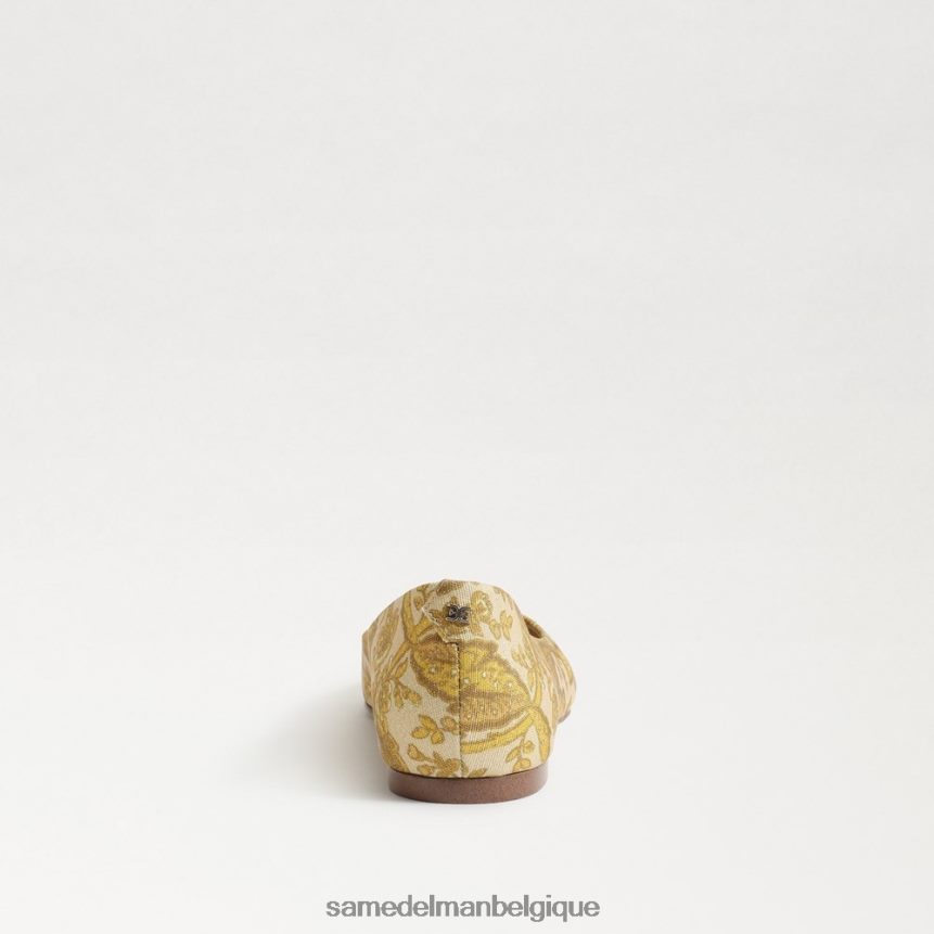 wanda bout pointu plat Sam Edelman femmes curcuma JZ0XZ0476 chaussure