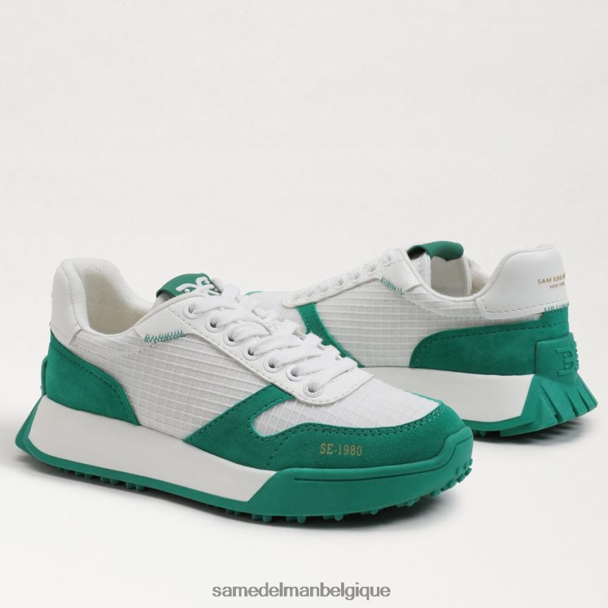 baskets Layla Sam Edelman femmes vert blanc JZ0XZ0267 chaussure