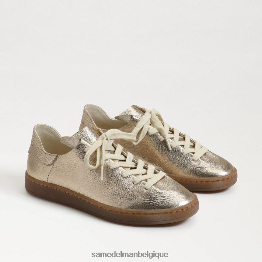 baskets à lacets Jaxon Sam Edelman femmes or fondu JZ0XZ0532 chaussure