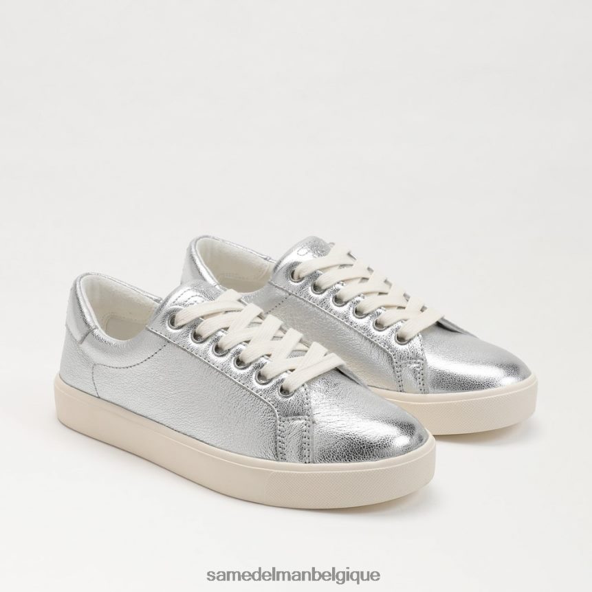 sneaker à lacets en éthyle Sam Edelman femmes argent doux JZ0XZ0344 chaussure
