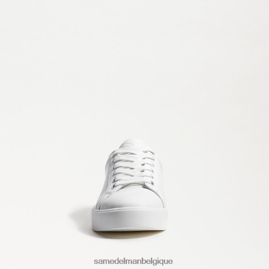 sneaker à lacets en éthyle Sam Edelman femmes cuir blanc JZ0XZ0342 chaussure