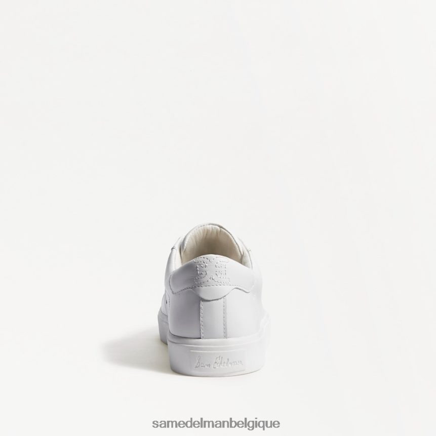 sneaker à lacets en éthyle Sam Edelman femmes cuir blanc JZ0XZ0342 chaussure