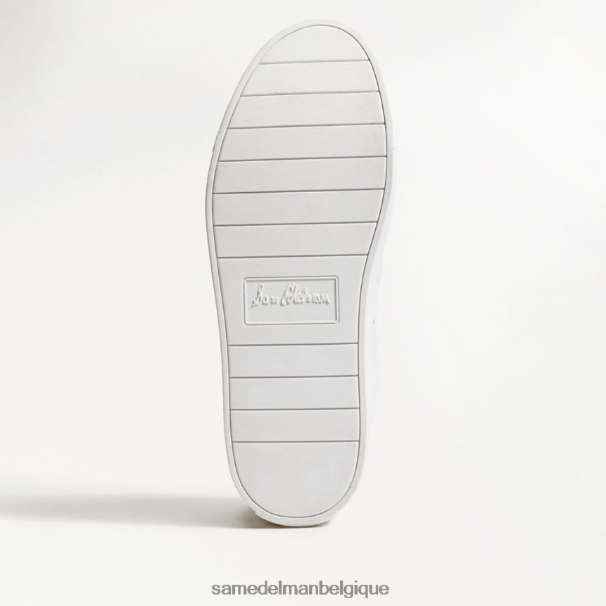 sneaker à lacets en éthyle Sam Edelman femmes cuir blanc JZ0XZ0342 chaussure