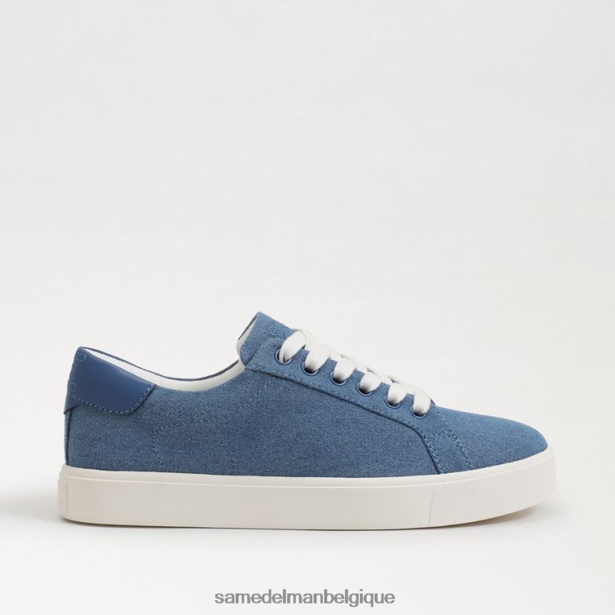 sneaker à lacets en éthyle Sam Edelman femmes indigo lavé JZ0XZ0343 chaussure