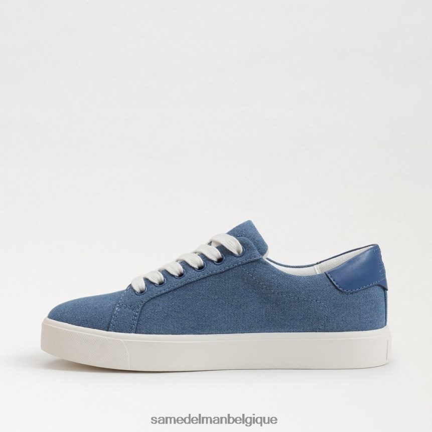sneaker à lacets en éthyle Sam Edelman femmes indigo lavé JZ0XZ0343 chaussure