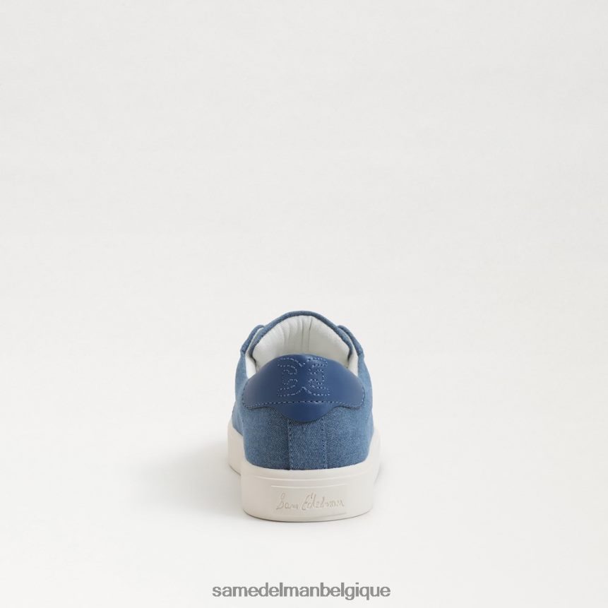 sneaker à lacets en éthyle Sam Edelman femmes indigo lavé JZ0XZ0343 chaussure
