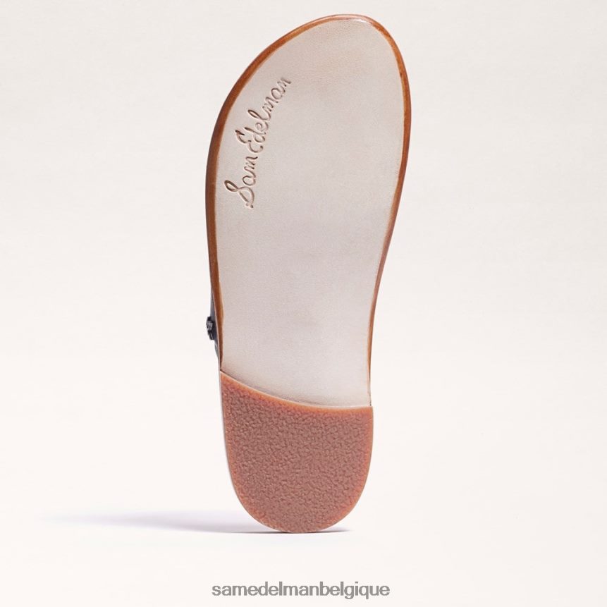 sandale à anneau d'orteil margit Sam Edelman femmes Cuir noir JZ0XZ0258 chaussure