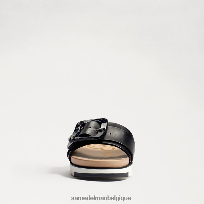 sandale ariane Sam Edelman femmes Cuir noir JZ0XZ0183 chaussure