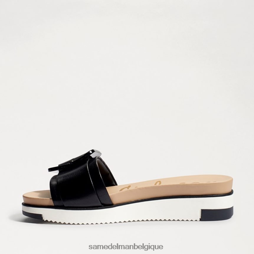 sandale ariane Sam Edelman femmes Cuir noir JZ0XZ0183 chaussure