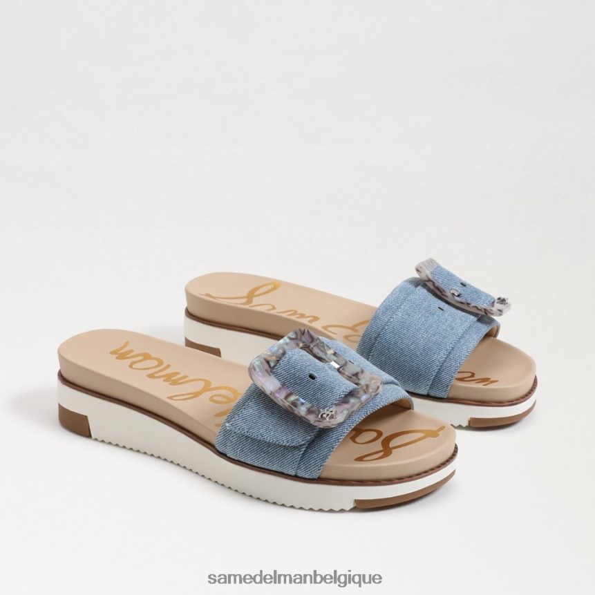 sandale ariane Sam Edelman femmes bleu montrose JZ0XZ0180 chaussure