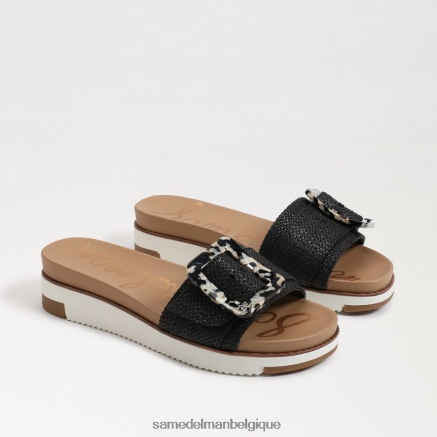 sandale ariane Sam Edelman femmes tissage noir JZ0XZ0184 chaussure