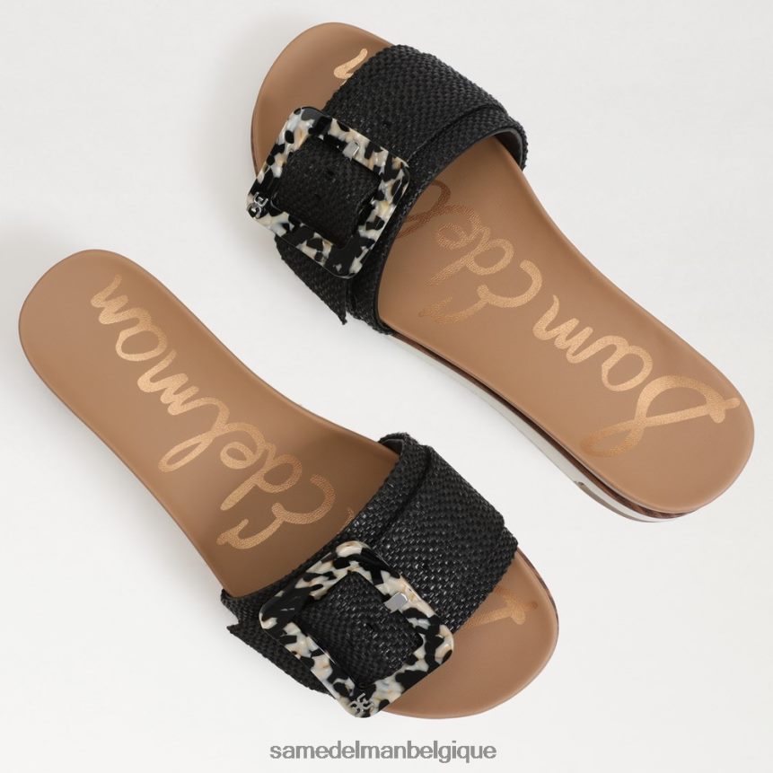 sandale ariane Sam Edelman femmes tissage noir JZ0XZ0184 chaussure