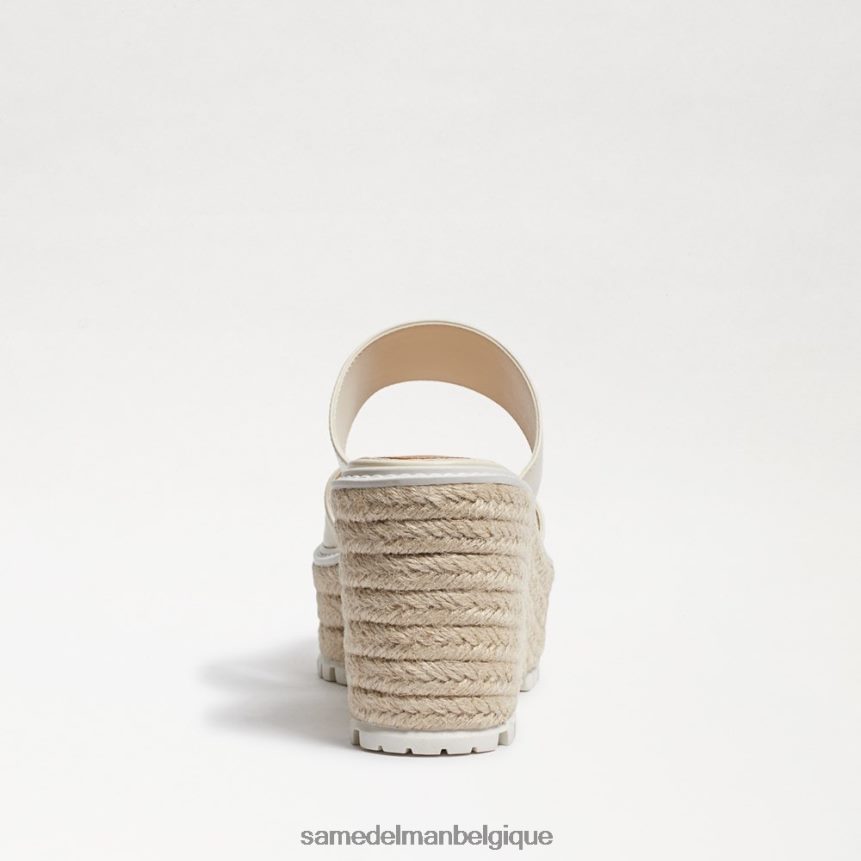 sandale compensée Luca Sam Edelman femmes ivoire moderne JZ0XZ0757 chaussure