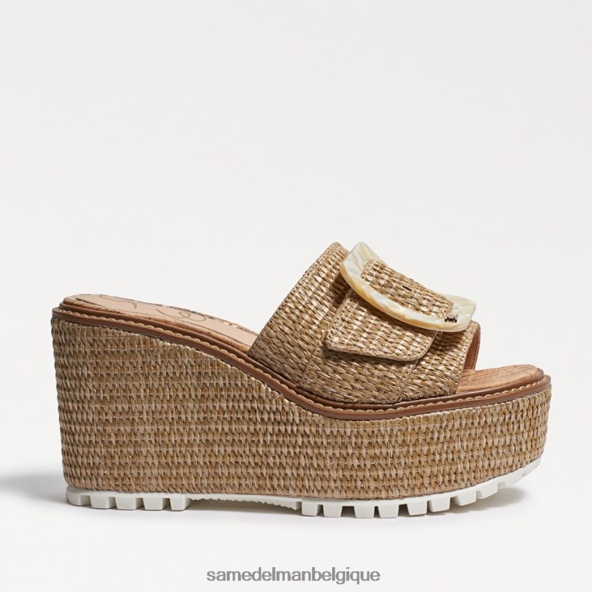 sandale compensée espadrille Livi Sam Edelman femmes foncé naturel JZ0XZ0339 chaussure
