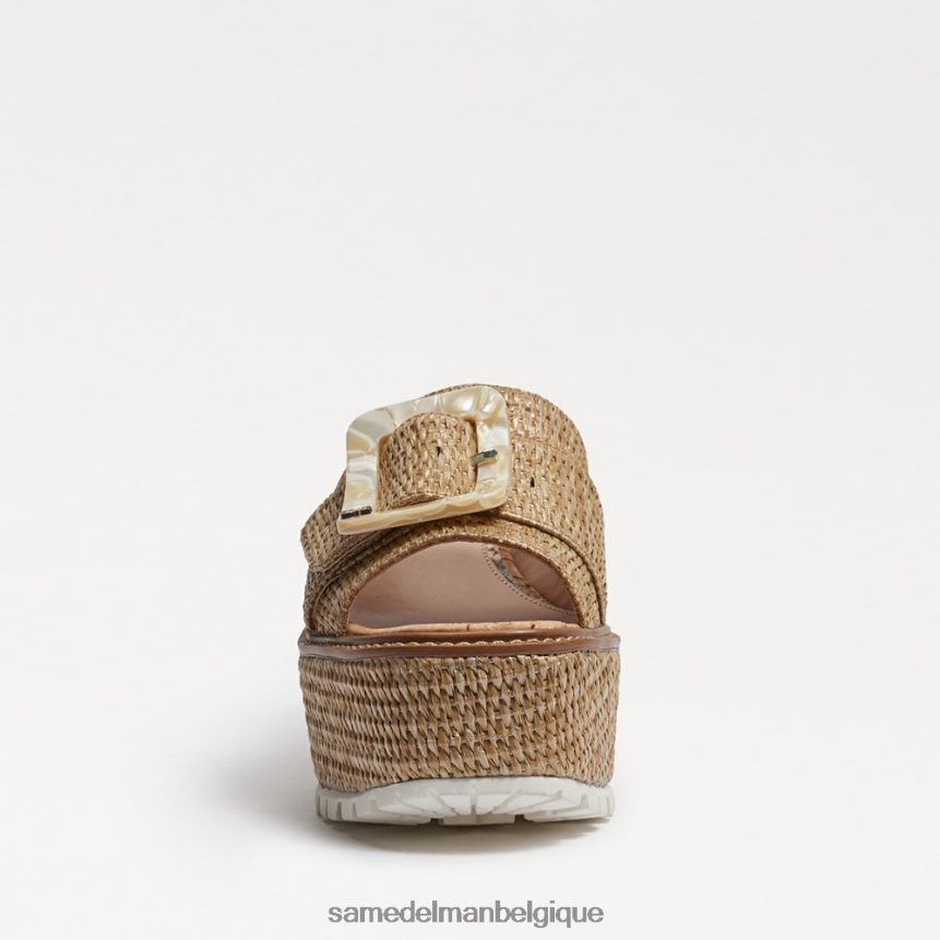 sandale compensée espadrille Livi Sam Edelman femmes foncé naturel JZ0XZ0339 chaussure