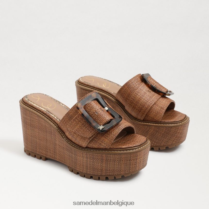 sandale compensée espadrille Livi Sam Edelman femmes tissage cuoio JZ0XZ0340 chaussure