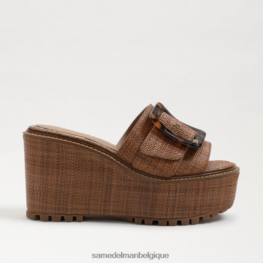 sandale compensée espadrille Livi Sam Edelman femmes tissage cuoio JZ0XZ0340 chaussure