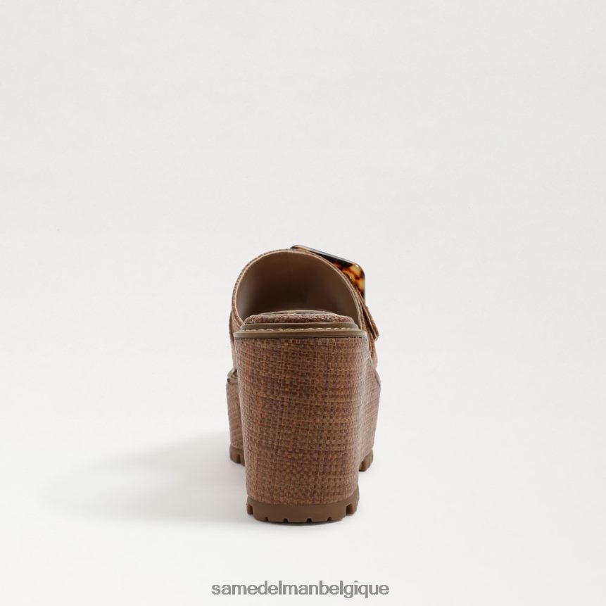 sandale compensée espadrille Livi Sam Edelman femmes tissage cuoio JZ0XZ0340 chaussure