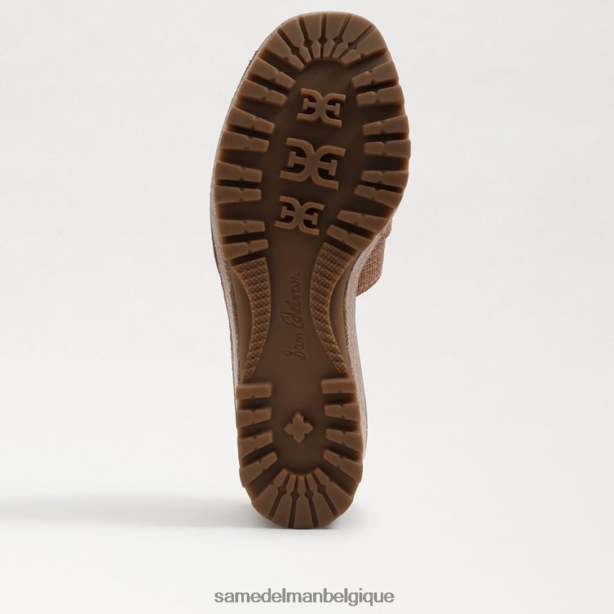 sandale compensée espadrille Livi Sam Edelman femmes tissage cuoio JZ0XZ0340 chaussure