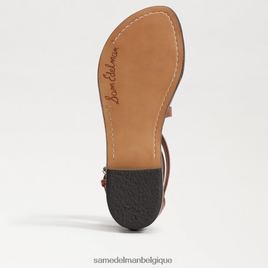 sandale de gladiateur gibbs Sam Edelman femmes cognac riche JZ0XZ0943 chaussure