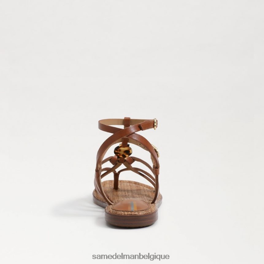 sandale de gladiateur gwen Sam Edelman femmes cognac riche JZ0XZ0247 chaussure