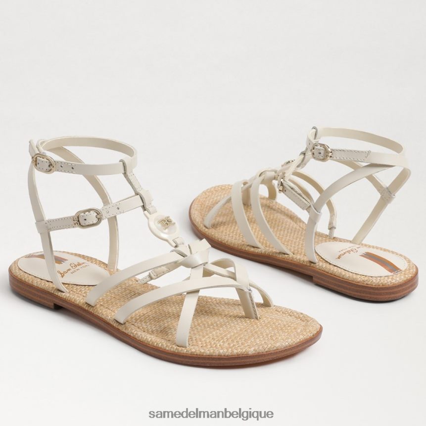 sandale de gladiateur gwen Sam Edelman femmes ivoire moderne JZ0XZ0250 chaussure