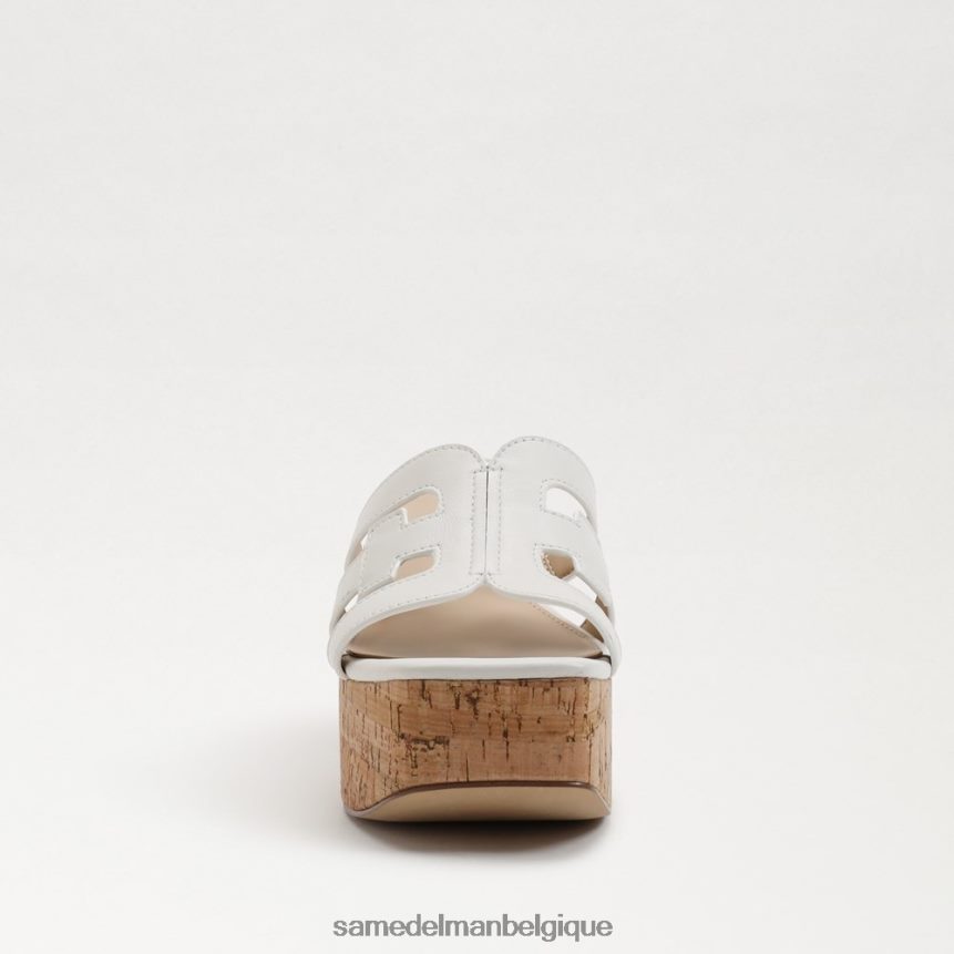 sandale de plate-forme de développement Sam Edelman femmes blanc brillant JZ0XZ0545 chaussure