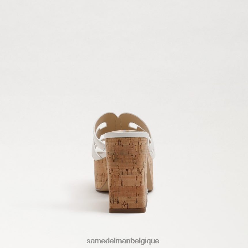 sandale de plate-forme de développement Sam Edelman femmes blanc brillant JZ0XZ0545 chaussure