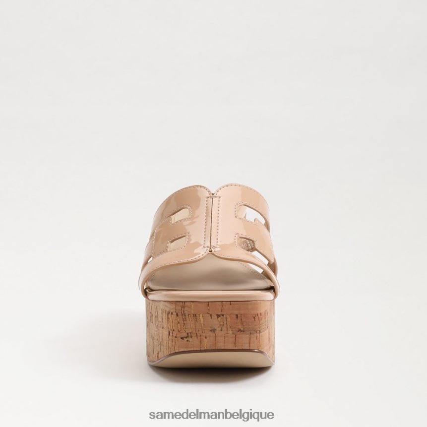 sandale de plate-forme de développement Sam Edelman femmes vernis beige blush JZ0XZ0549 chaussure