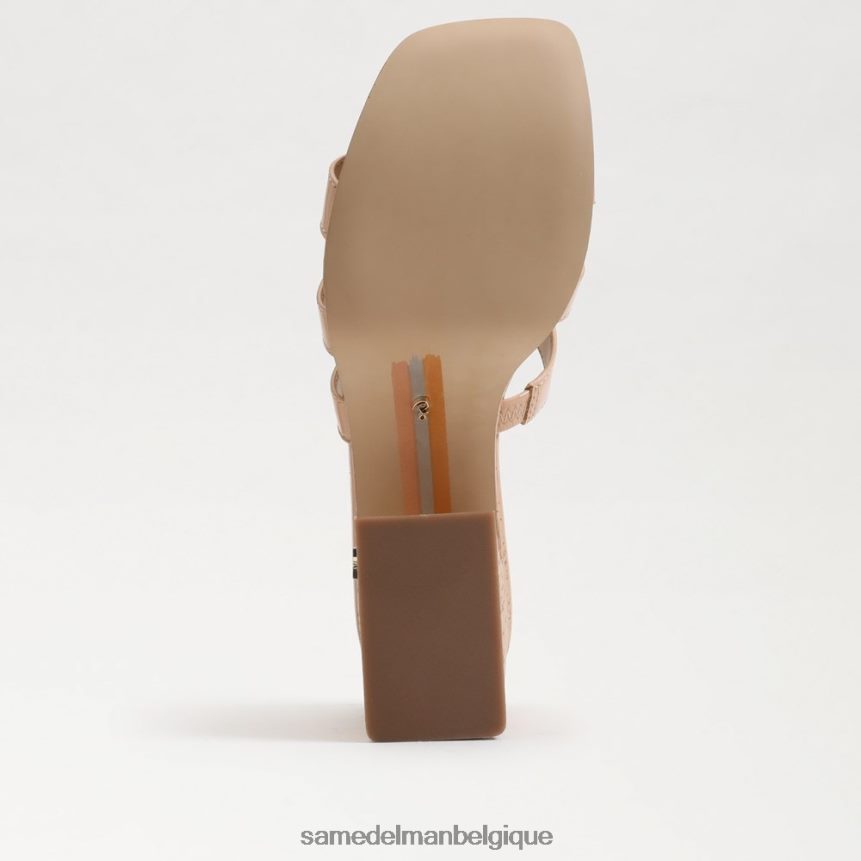 sandale de plate-forme de développement Sam Edelman femmes vernis beige blush JZ0XZ0549 chaussure