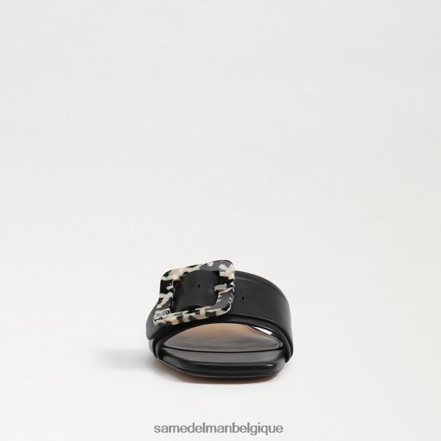 sandale diacre Sam Edelman femmes Cuir noir JZ0XZ0419 chaussure