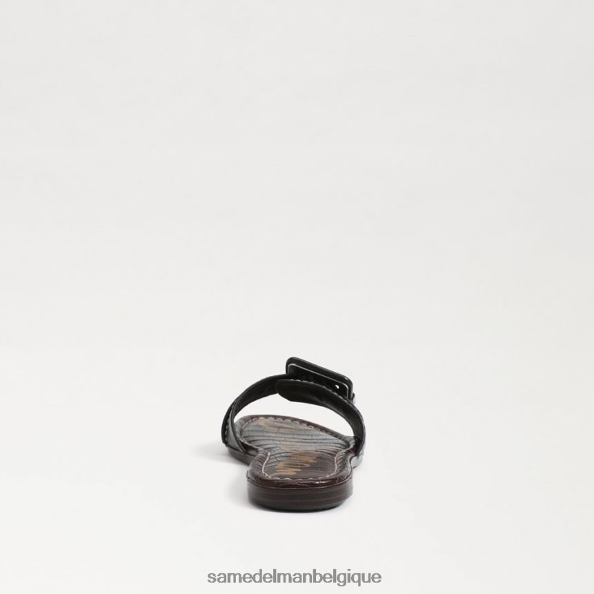 sandale à enfiler Gaige Sam Edelman femmes Cuir noir JZ0XZ026 chaussure