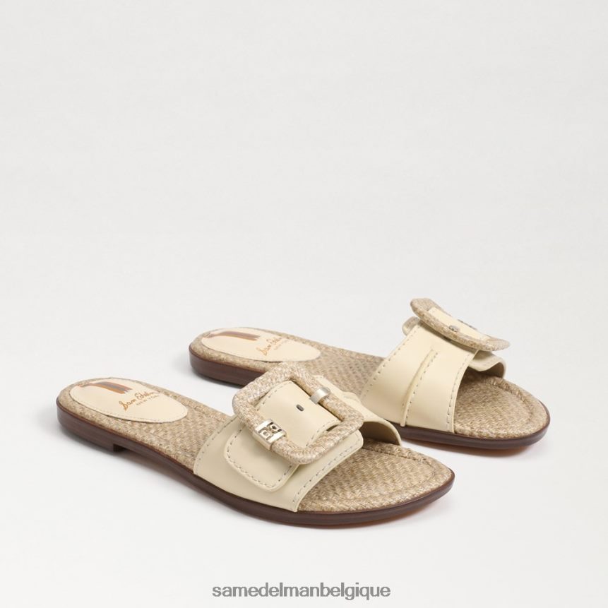 sandale à enfiler Gaige Sam Edelman femmes blé blanchi JZ0XZ032 chaussure