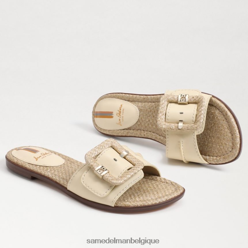 sandale à enfiler Gaige Sam Edelman femmes blé blanchi JZ0XZ032 chaussure