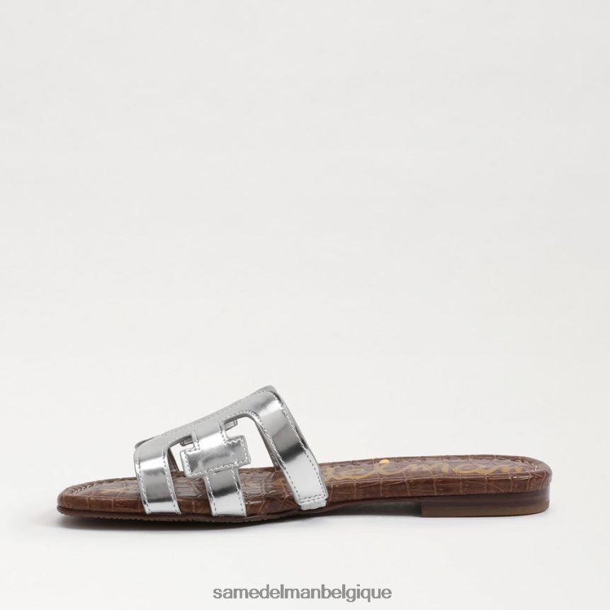 sandale à enfiler baie Sam Edelman femmes argent doux JZ0XZ016 chaussure