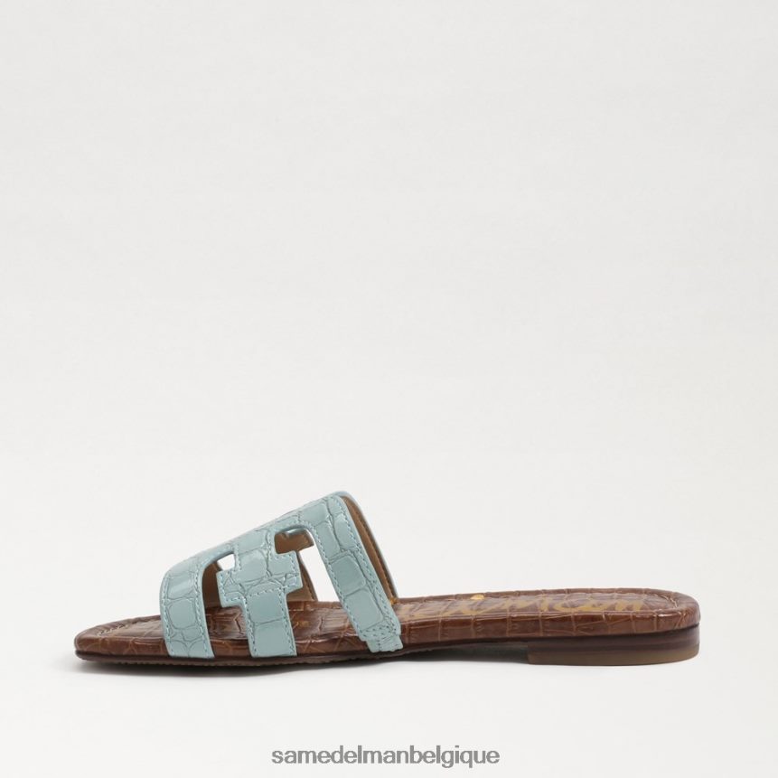 sandale à enfiler baie Sam Edelman femmes bleu écume de mer JZ0XZ06 chaussure